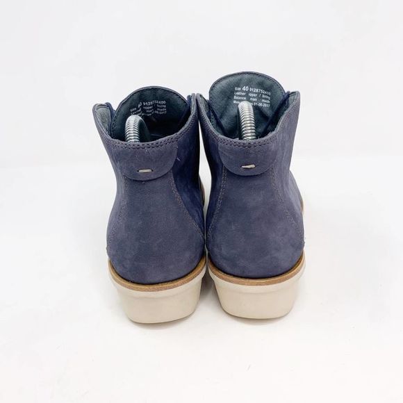 Dansko Mens Virgil 9128752400 Blue Leather Lace Up Round Toe Chukka Boot Size 7 - Picture 6 of 9